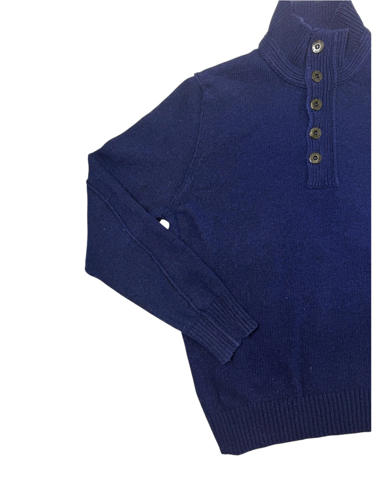 Stone Island 2013 Maglione a collo alto chiusura a zip e bottoni Taglia XXL
