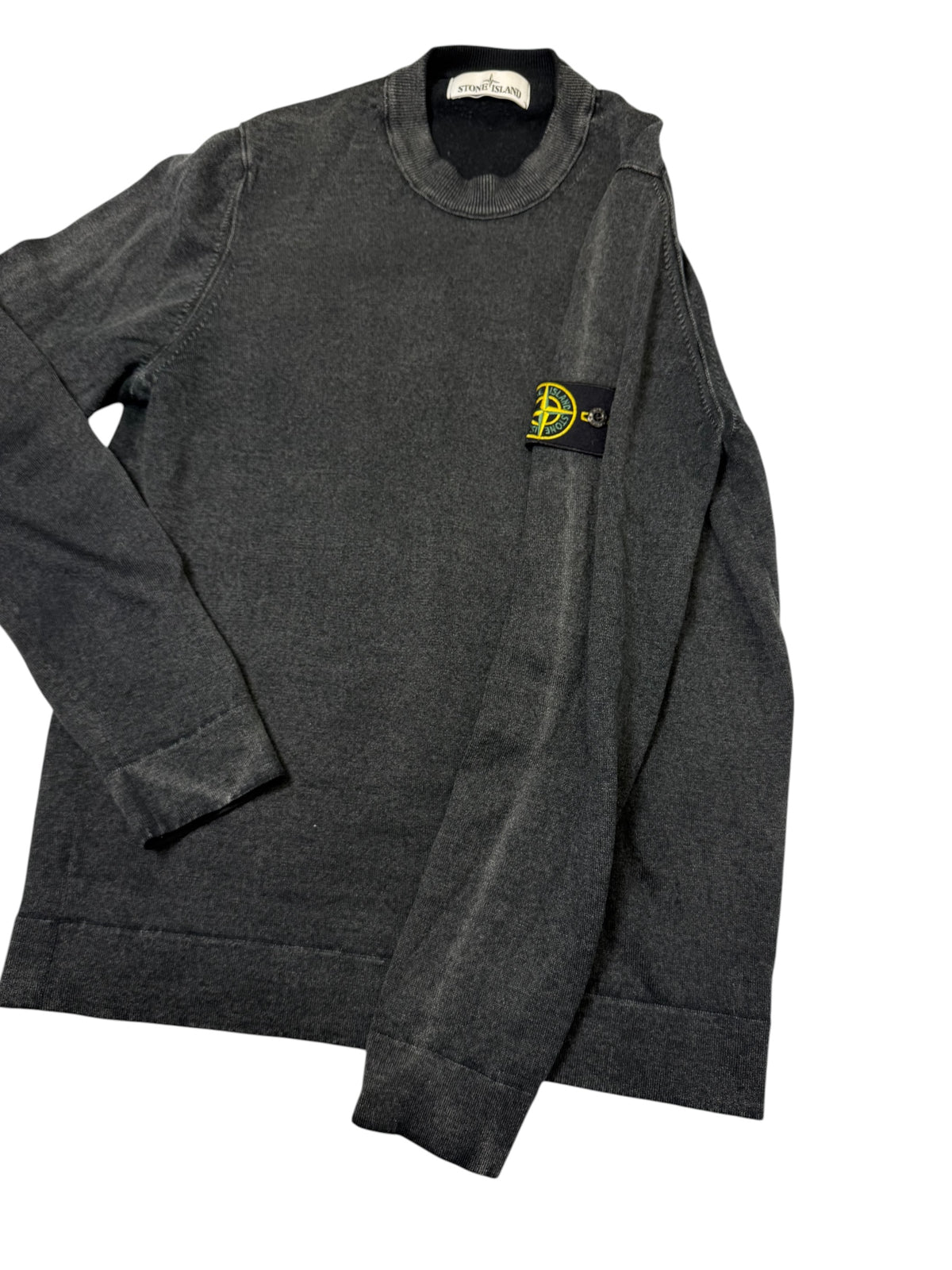 Stone Island Maglione Taglia L Grigio Nero