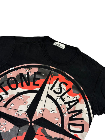 Stone Island T-Shirt 2020 Desert Camo Taglia L