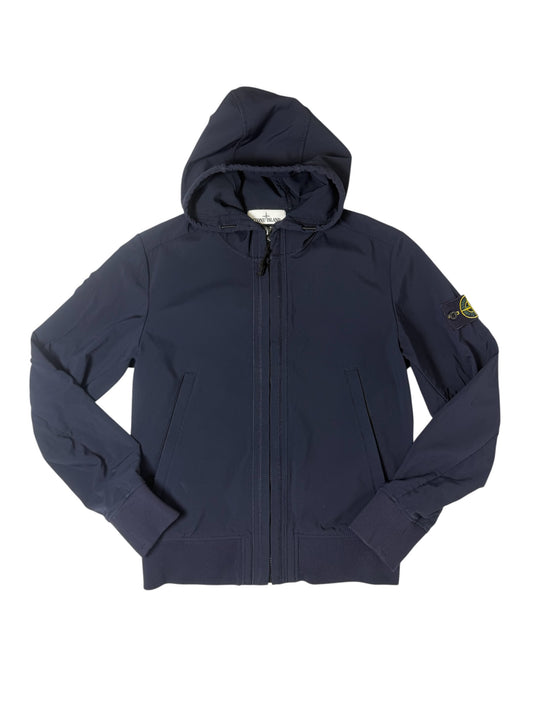 Stone Island Light Soft Shell-R Taglia S Blu Navy
