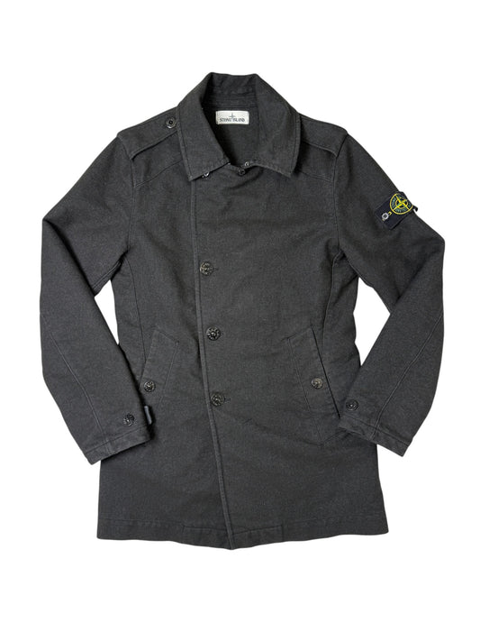 Stone Island Saia Doppia Faccia Cappotto Lungo Taglia S