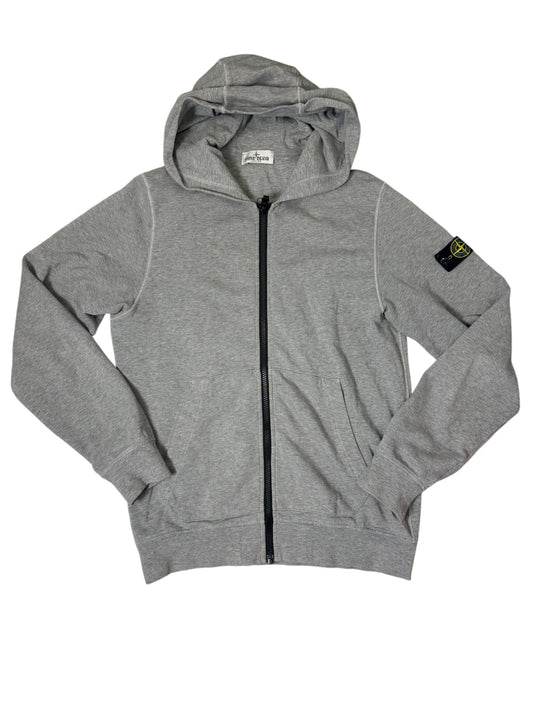 Stone Island Felpa Con Cappuccio Grigia Taglia A14 junior