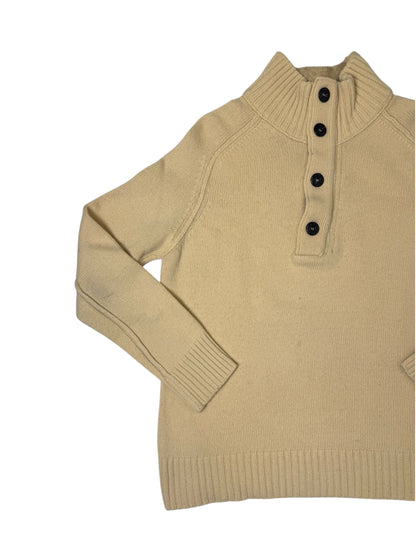 Stone Island 2006 Maglione Lana Collo alto chiusura a zip e bottoni Taglia M