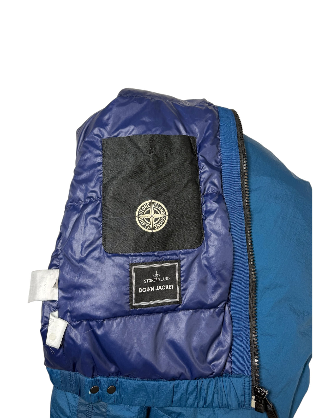 Stone Island 2009 Down Filled Padded Jacket Blu Taglia M
