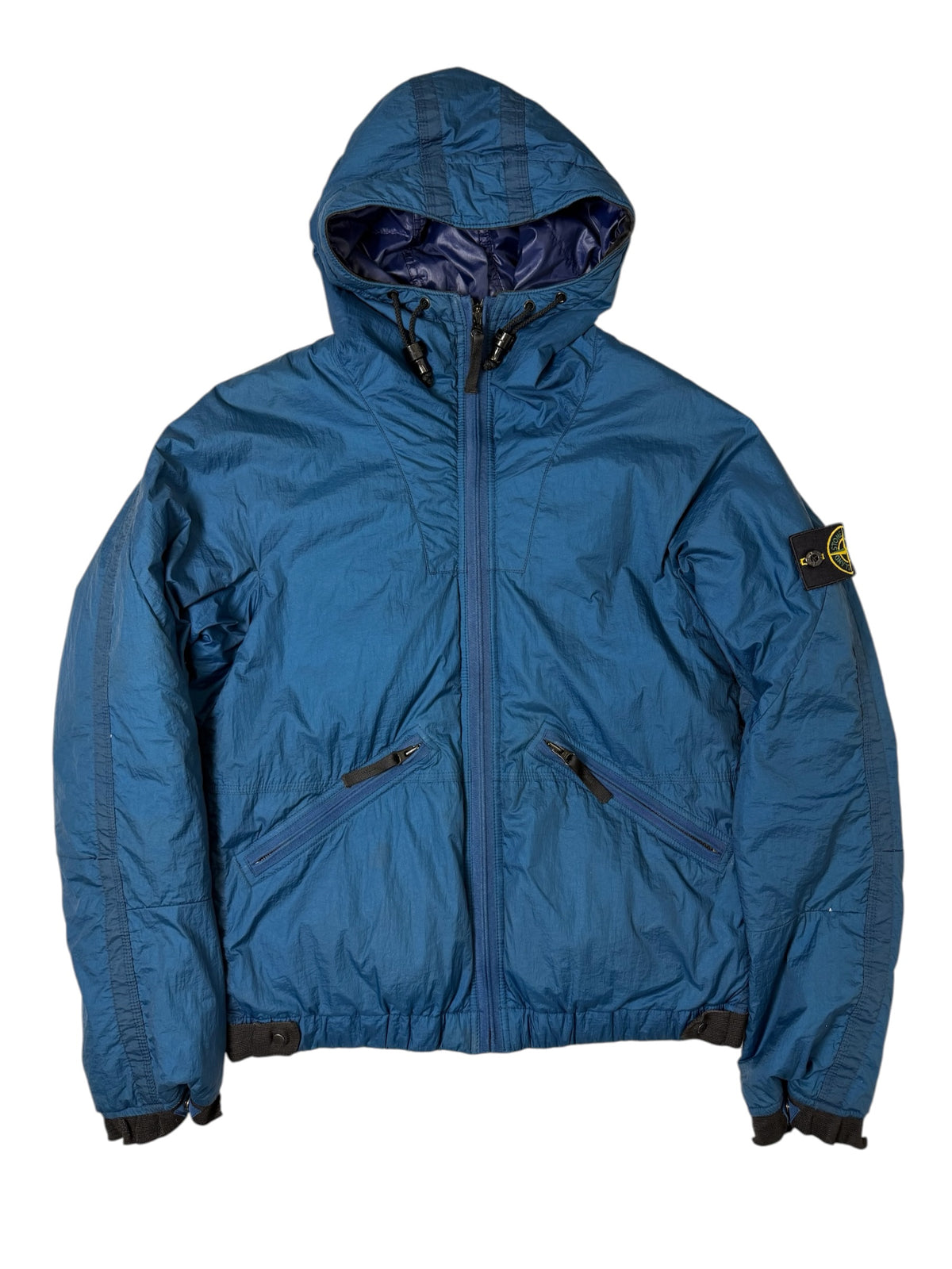 Stone Island 2009 Down Filled Padded Jacket Blu Taglia M