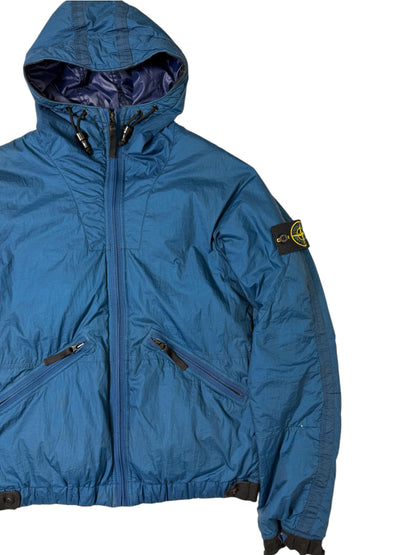 Stone Island 2009 Down Filled Padded Jacket Blu Taglia M