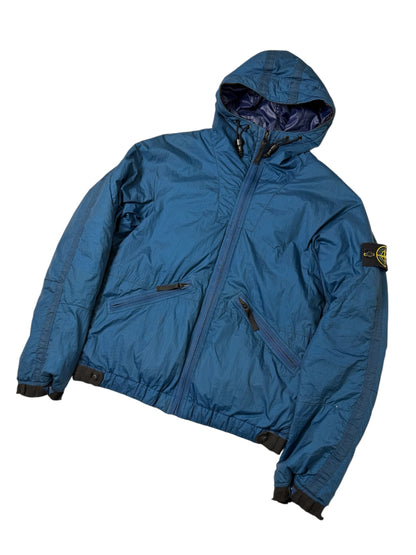 Stone Island 2009 Down Filled Padded Jacket Blu Taglia M