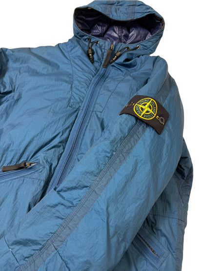 Stone Island 2009 Down Filled Padded Jacket Blu Taglia M