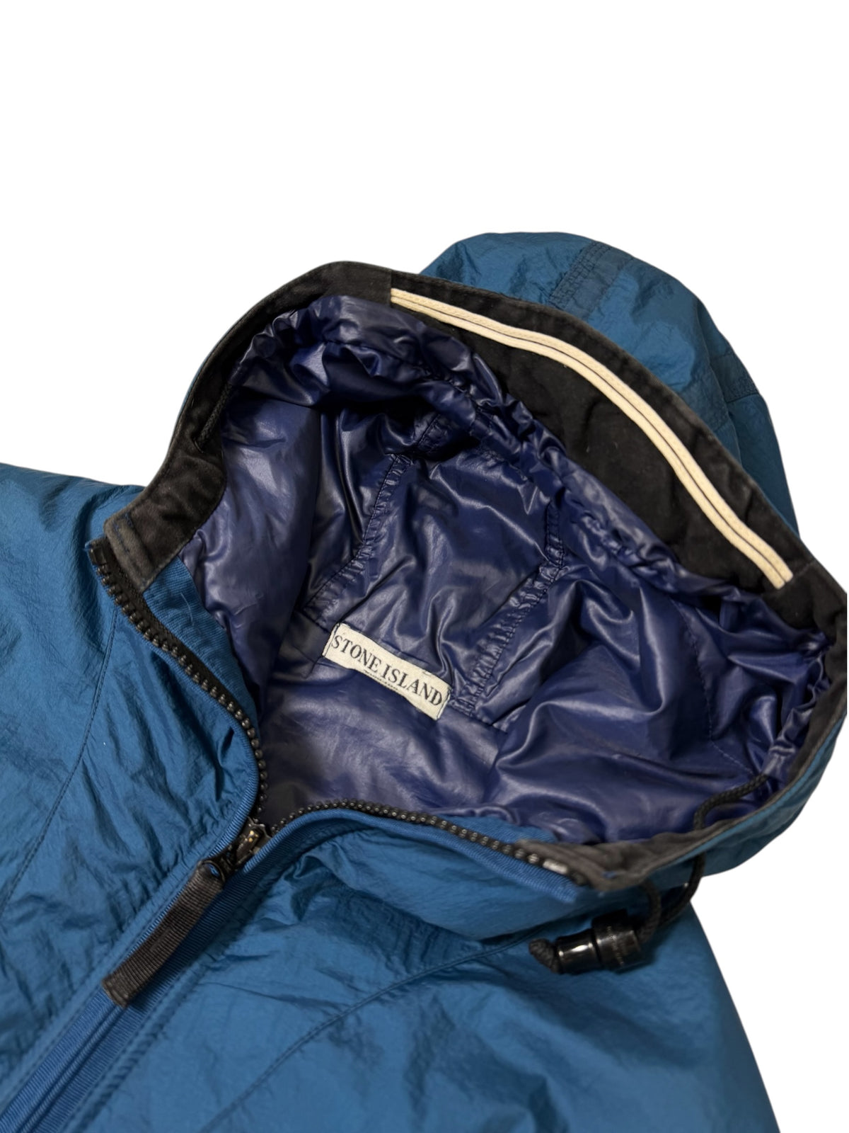 Stone Island 2009 Down Filled Padded Jacket Blu Taglia M