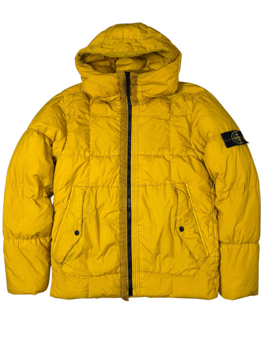 Stone Island 2018 Garment Dyed Crinkle Reps NY Down Taglia L