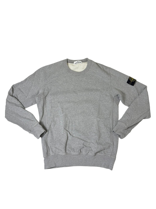 Stone Island Felpa Girocollo Classica Grigia In Taglia XL