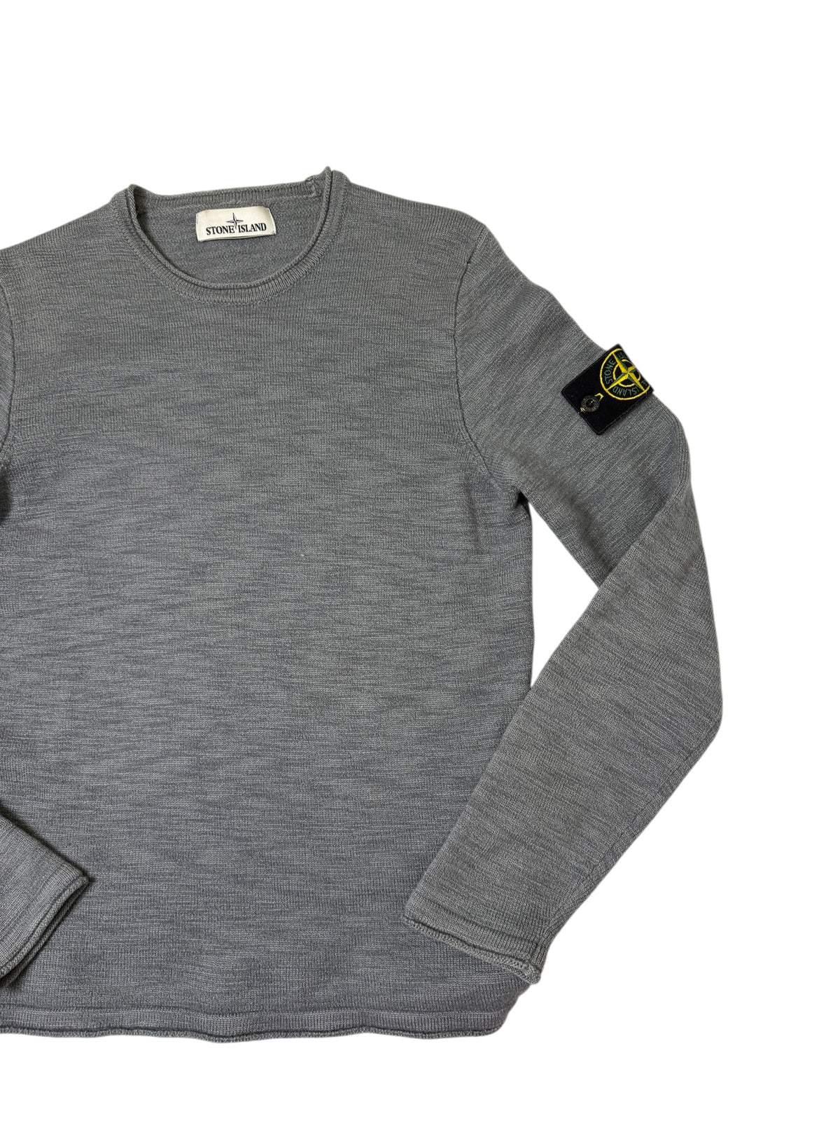 Stone Island Maglione Grigio Girocollo Classico 2014 Taglia S