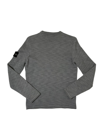Stone Island Maglione Grigio Girocollo Classico 2014 Taglia S