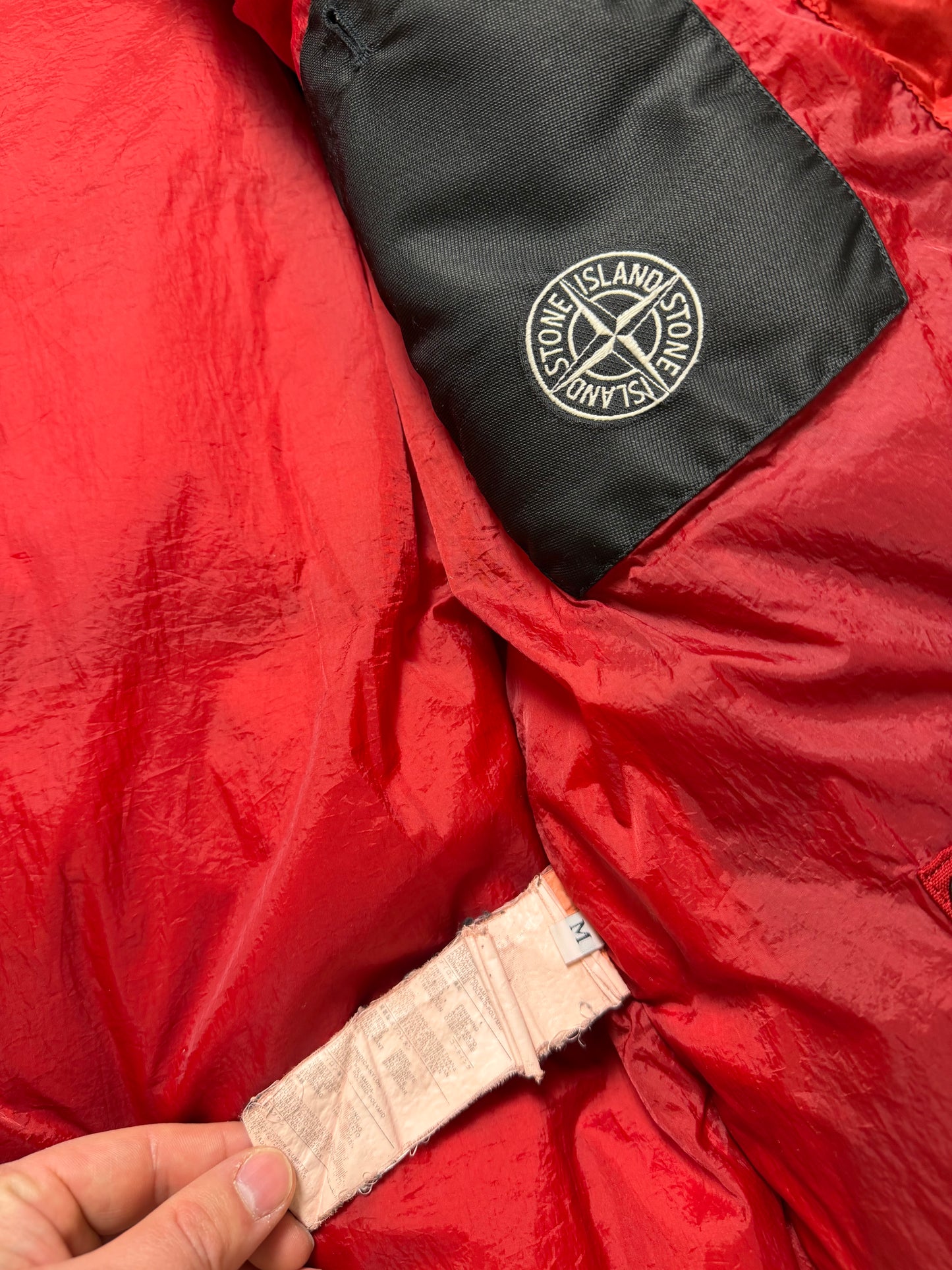 Stone Island Garment Dyed Crinkle Reps ny Down Taglia M