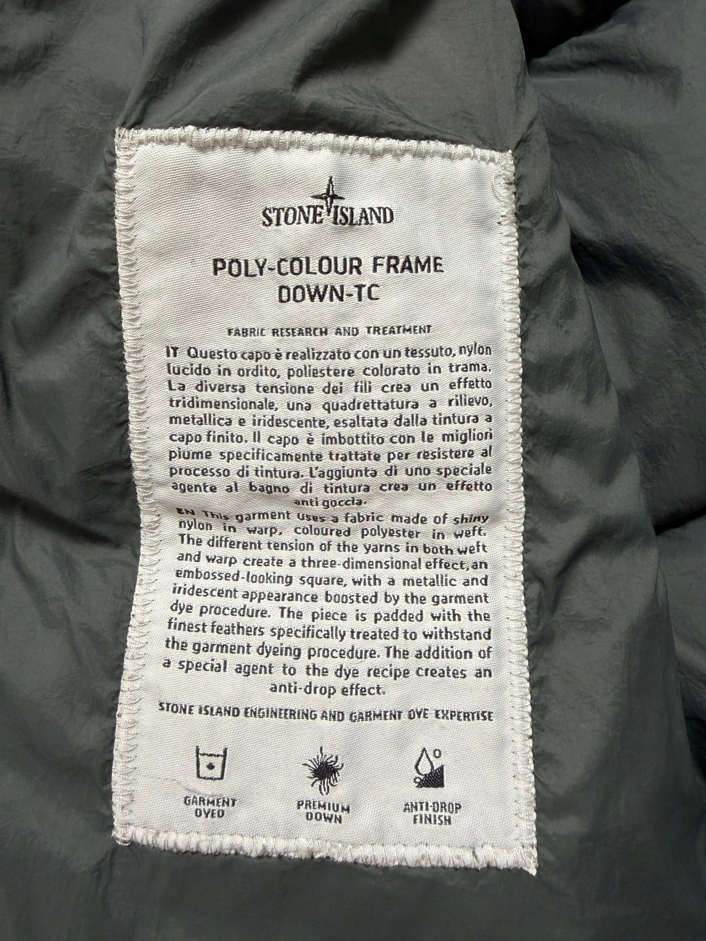 Stone Island Poly-Colour Frame Down-TC Taglia L