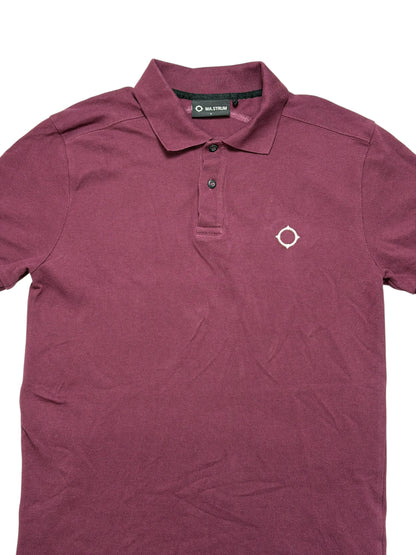 MA.STRUM Polo Taglia S Colore Bordeux