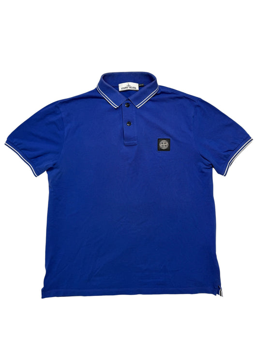 Stone Island Polo Taglia L Blu