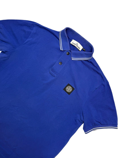 Stone Island Polo Taglia L Blu