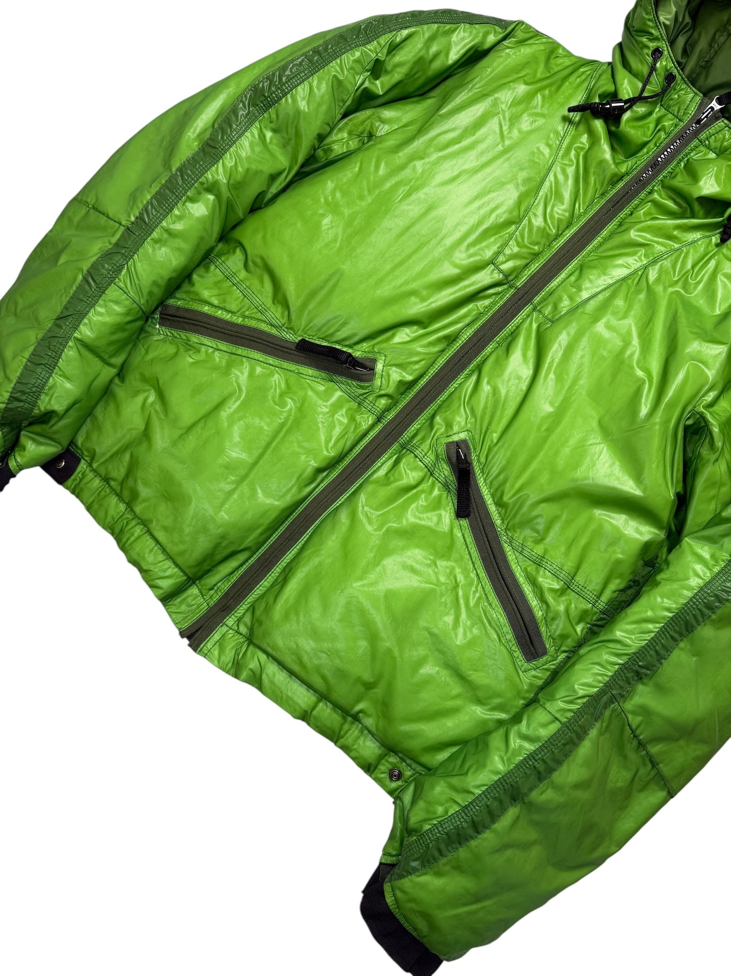 Stone Island Mesh Badge Down Puffer Jacket Taglia L Raro