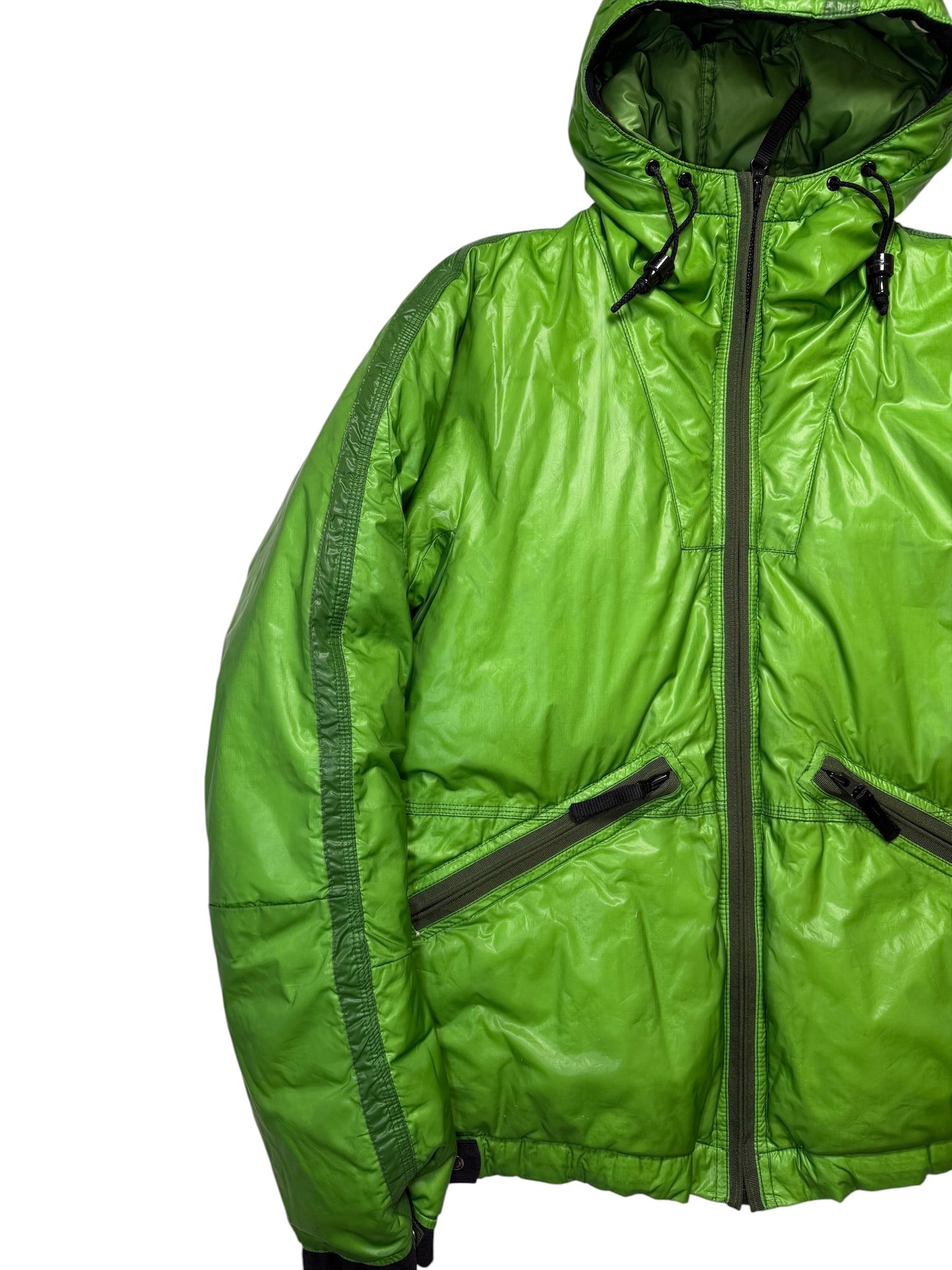 Stone Island Mesh Badge Down Puffer Jacket Taglia L Raro