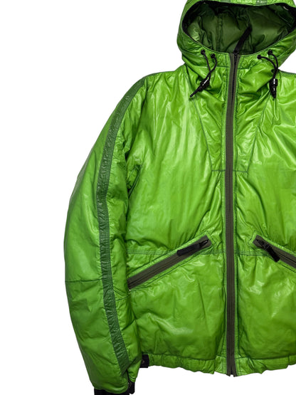 Stone Island Mesh Badge Down Puffer Jacket Taglia L Raro