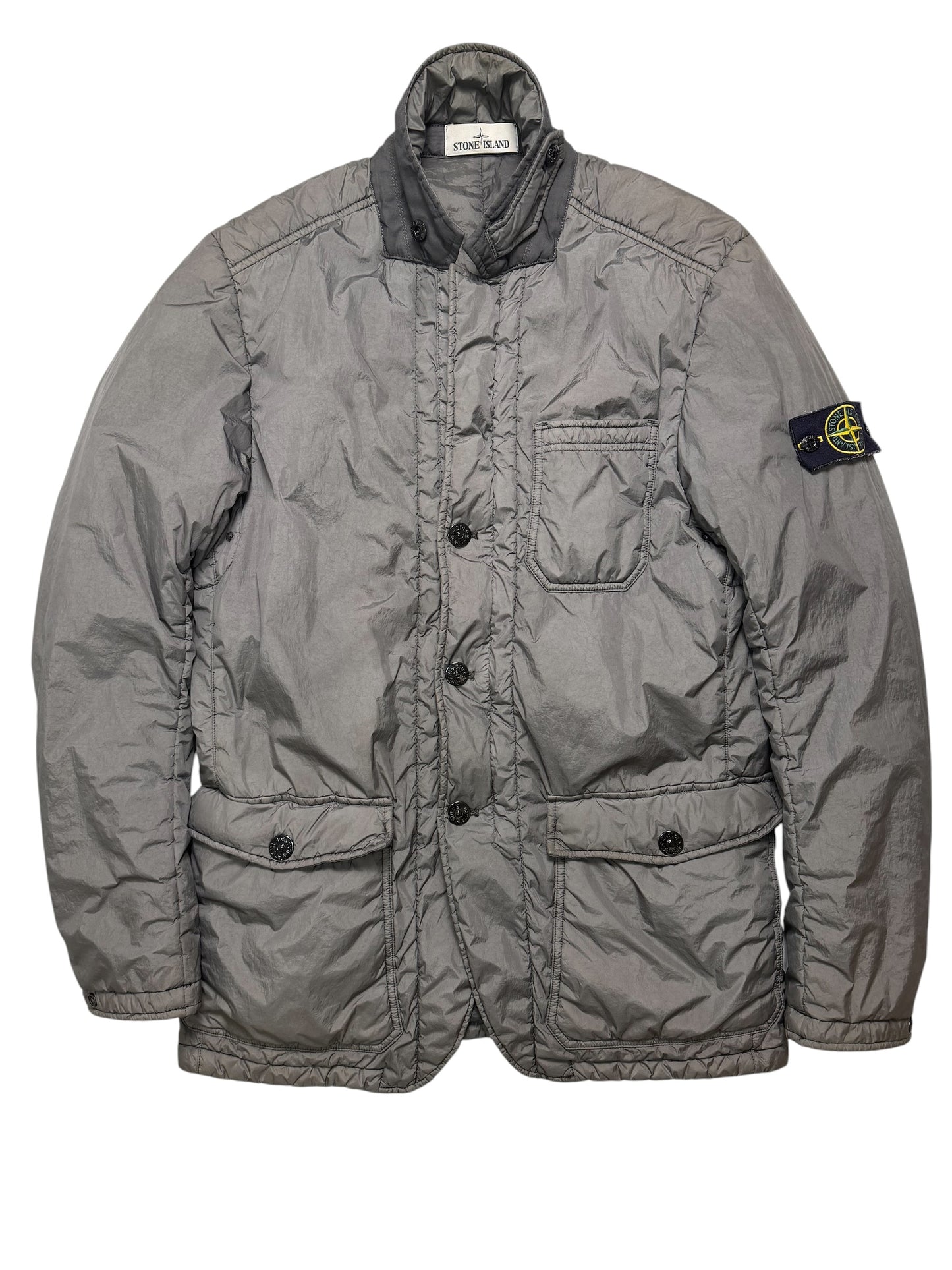 Stone Island Garment Dyed Crinkle Reps Ny Grey Taglia M