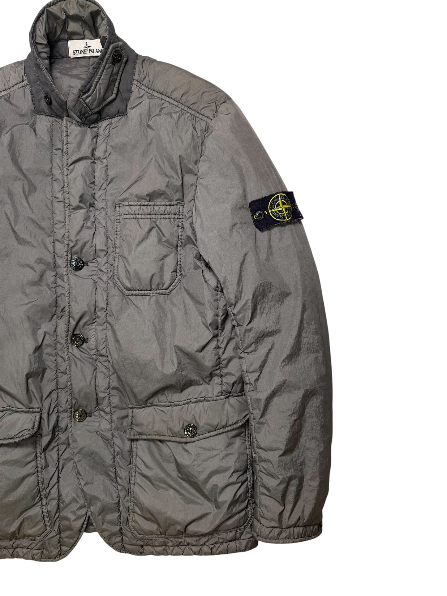 Stone Island Garment Dyed Crinkle Reps Ny Grey Taglia M