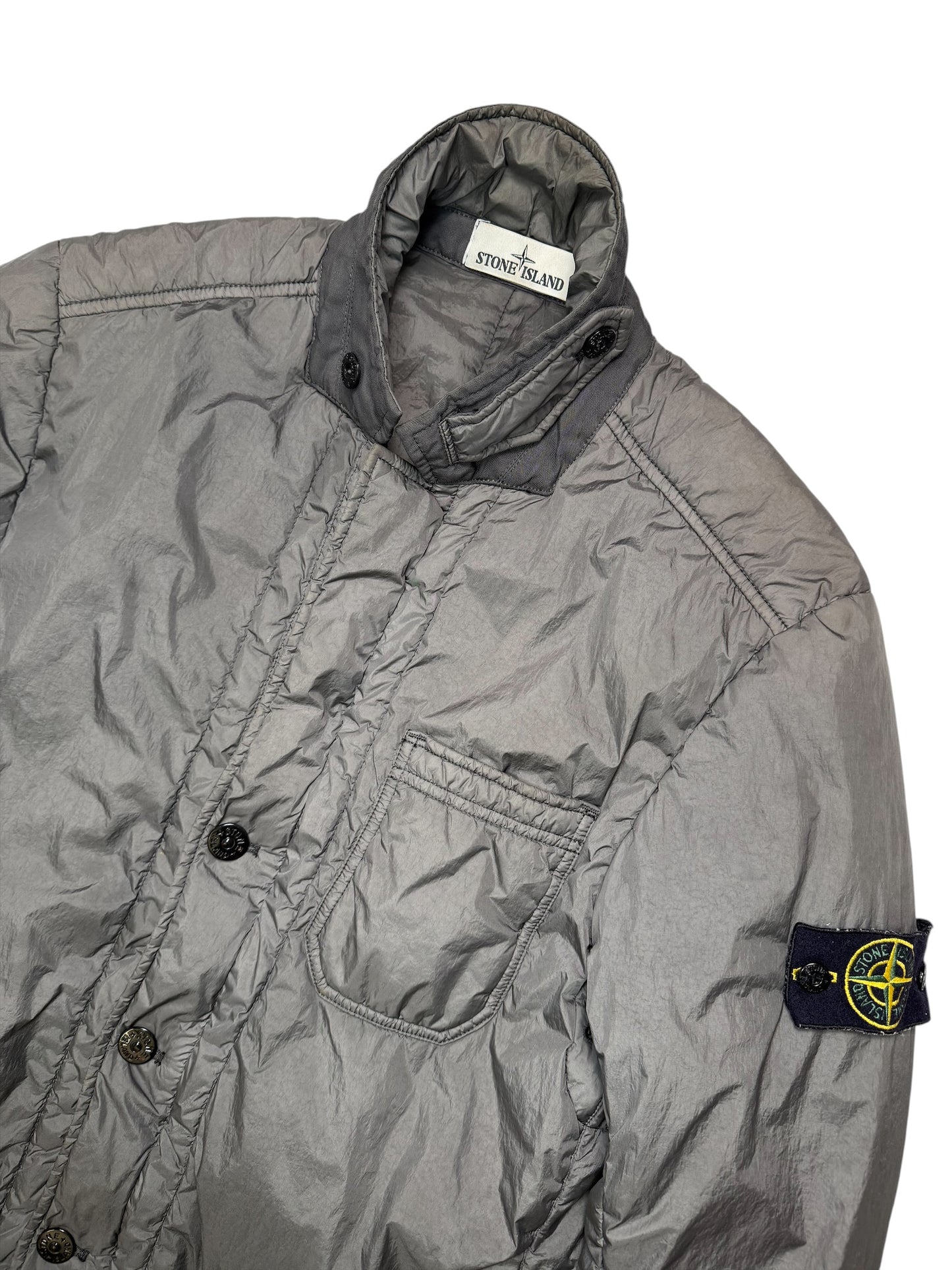 Stone Island Garment Dyed Crinkle Reps Ny Grey Taglia M