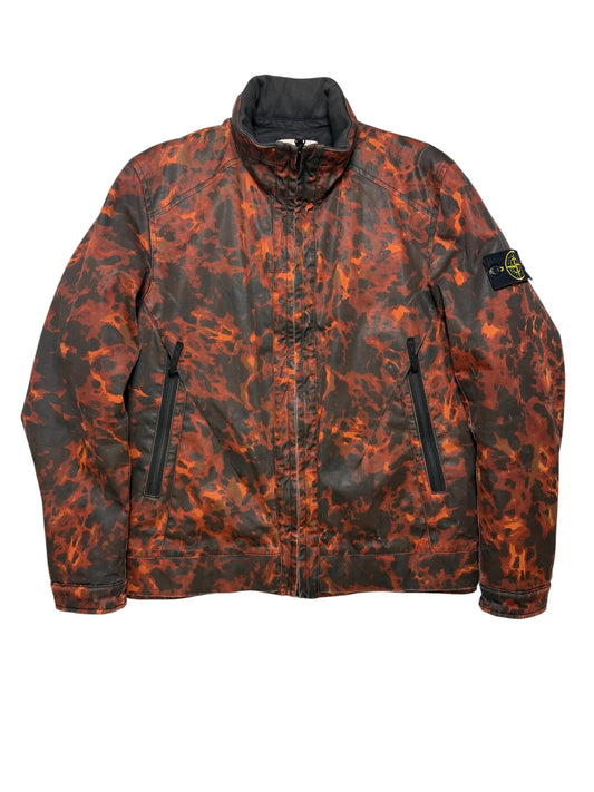 Stone Island Tortoise Shell OVD Raso Gommato Jacket Taglia M