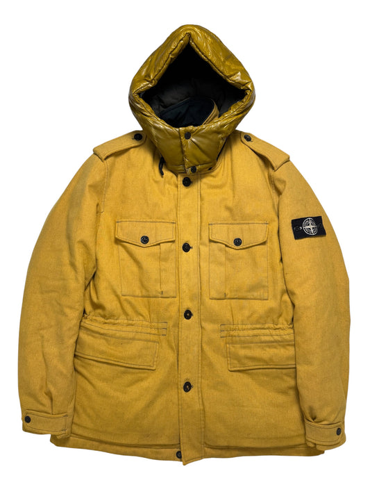 Stone Island Ice Jacket Wool Blend Taglia XXL