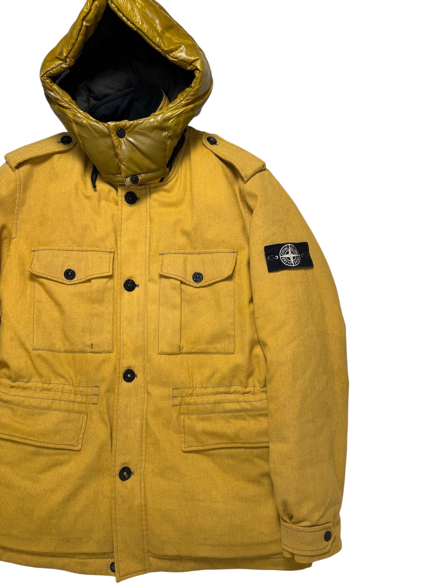 Stone Island Ice Jacket Wool Blend Taglia XXL