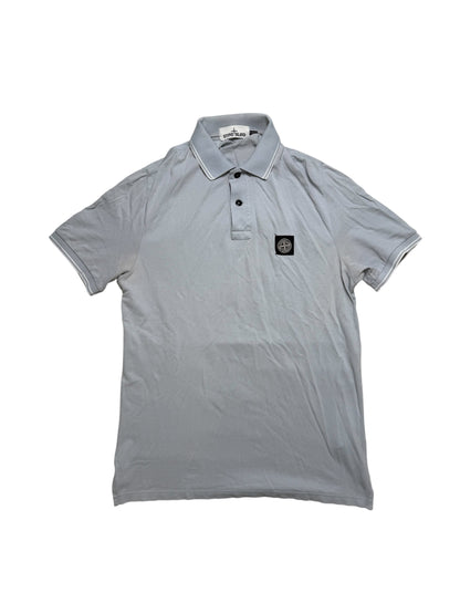 Stone Island Polo Taglia M Grigio Chiaro