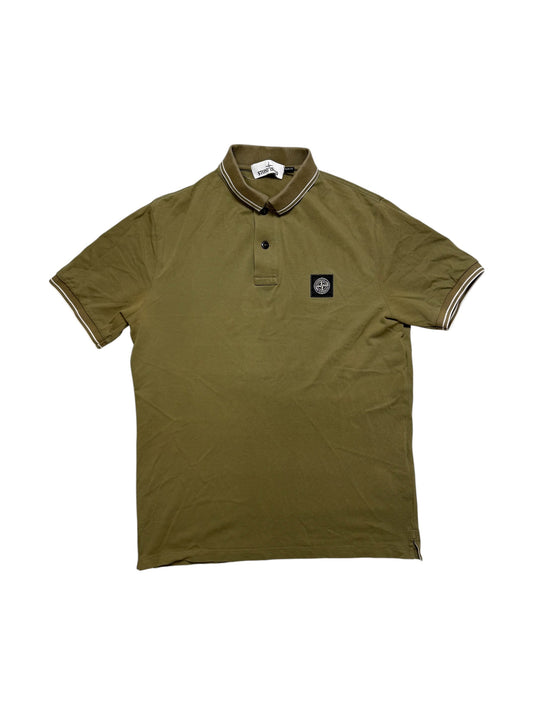 Stone Island Polo Taglia M Colore Khaki