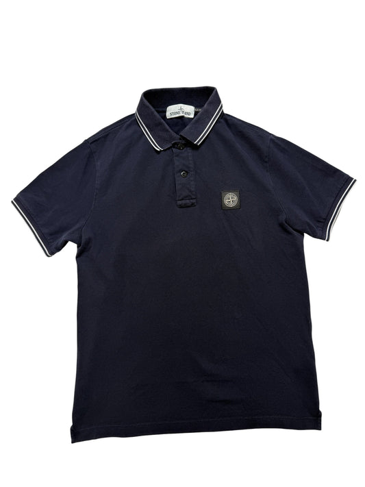 Stone Island Polo Taglia M Blu Scuro S/S 2018