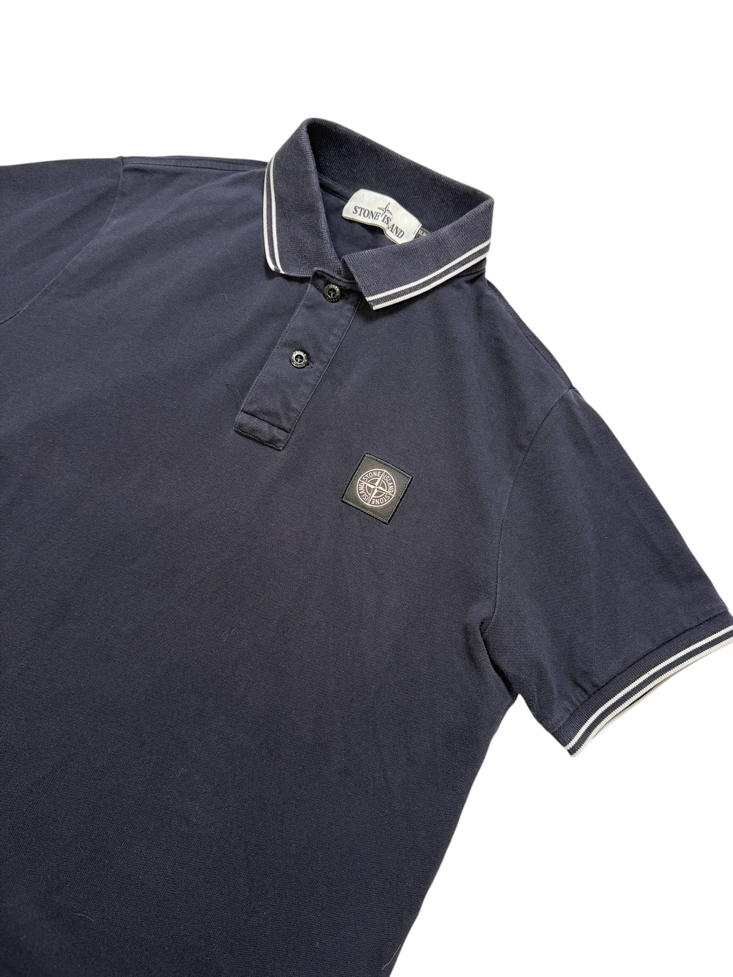 Stone Island Polo Taglia M Blu Scuro S/S 2018
