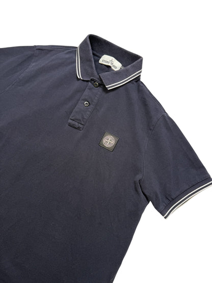Stone Island Polo Taglia M Blu Scuro S/S 2018