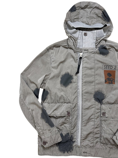 Cp Company Eco Chrome-R Seed 2 Painted Goggle Jacket Taglia 46