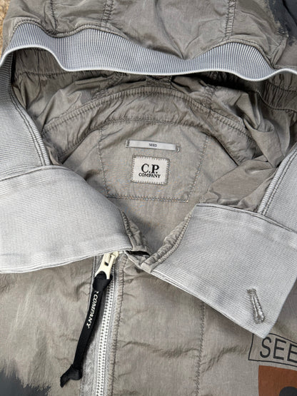 Cp Company Eco Chrome-R Seed 2 Painted Goggle Jacket Taglia 46
