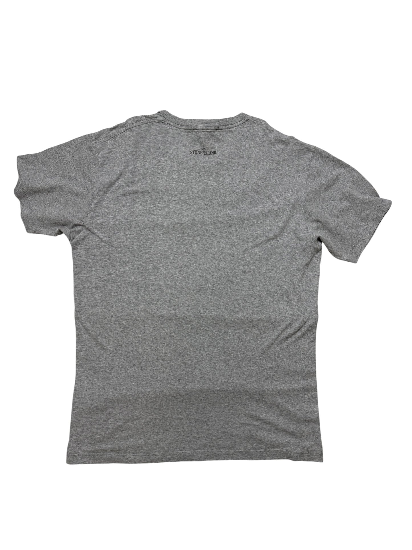 Stone Island T-shirt Reflective Logo Taglia XL Grigio