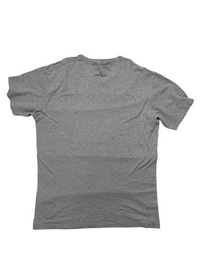 Stone Island T-shirt Reflective Logo Taglia XL Grigio