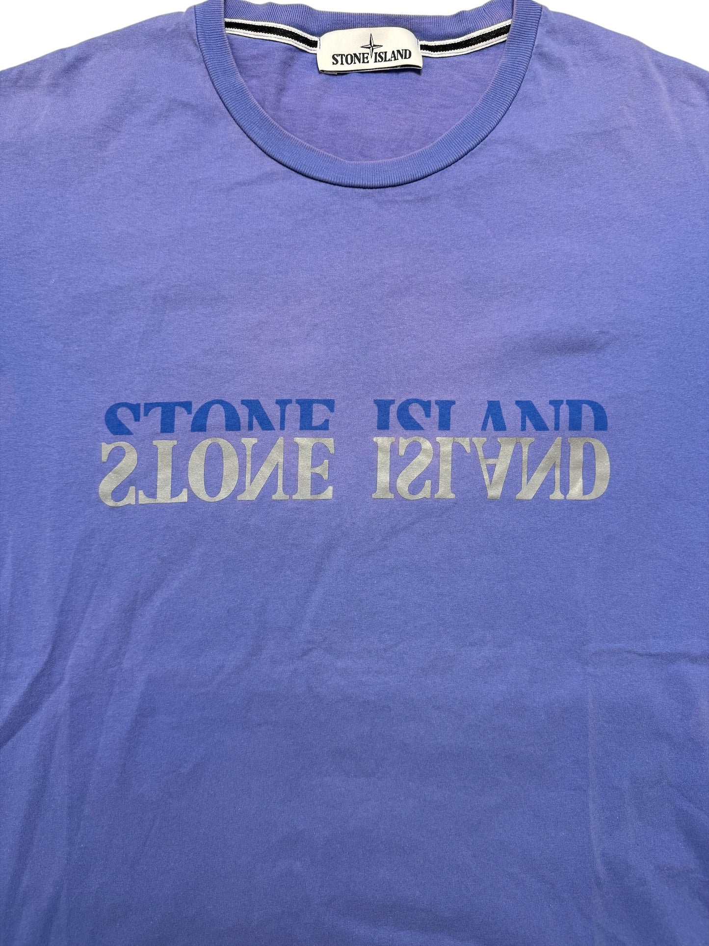 Stone Island T-shirt Reflective Logo Taglia XL