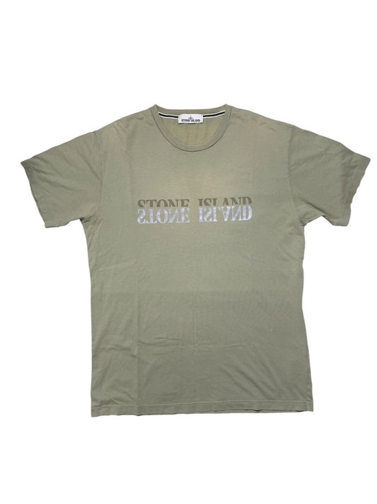 Stone Island T-shirt Reflective Logo Taglia XL