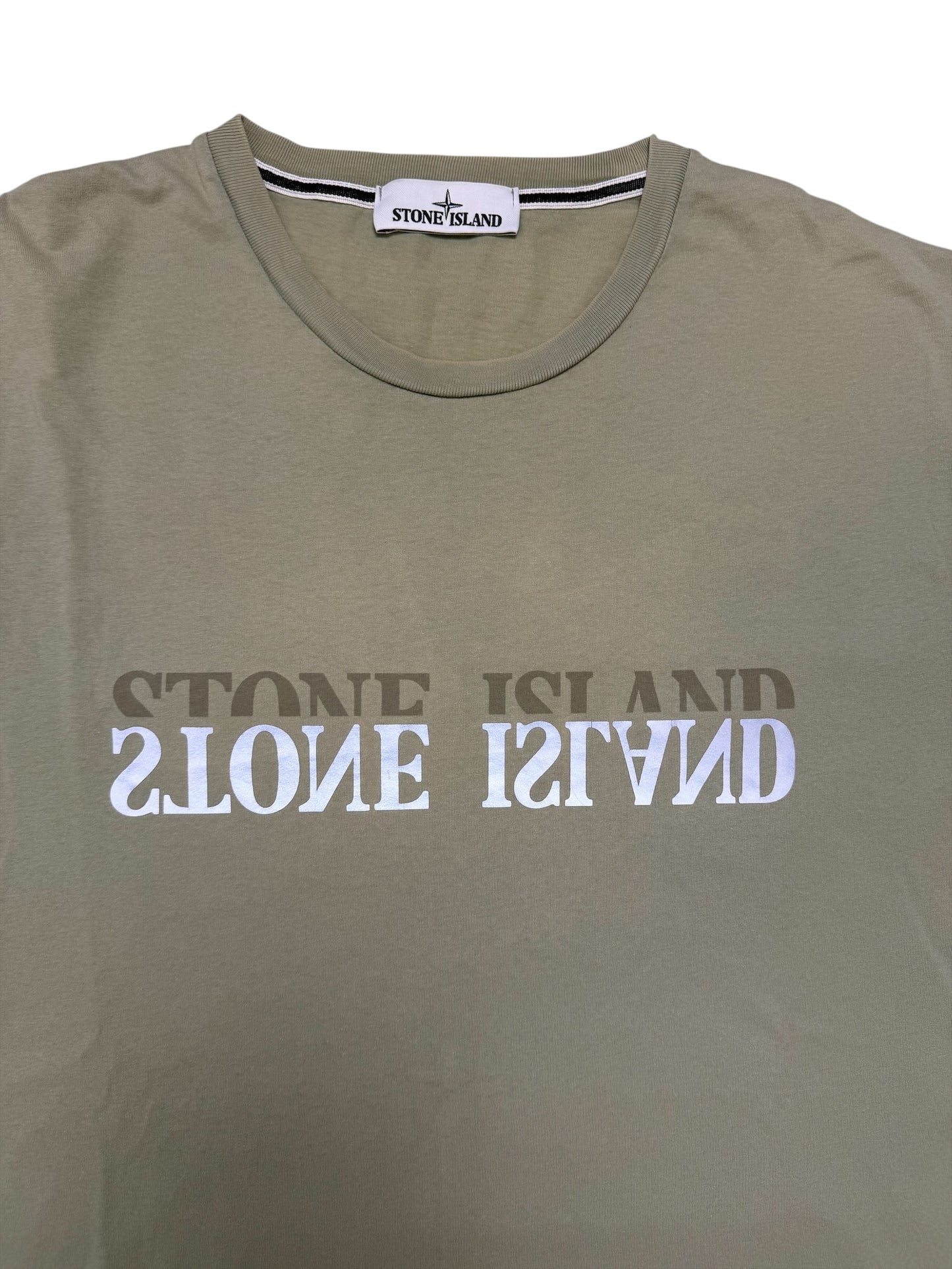 Stone Island T-shirt Reflective Logo Taglia XL
