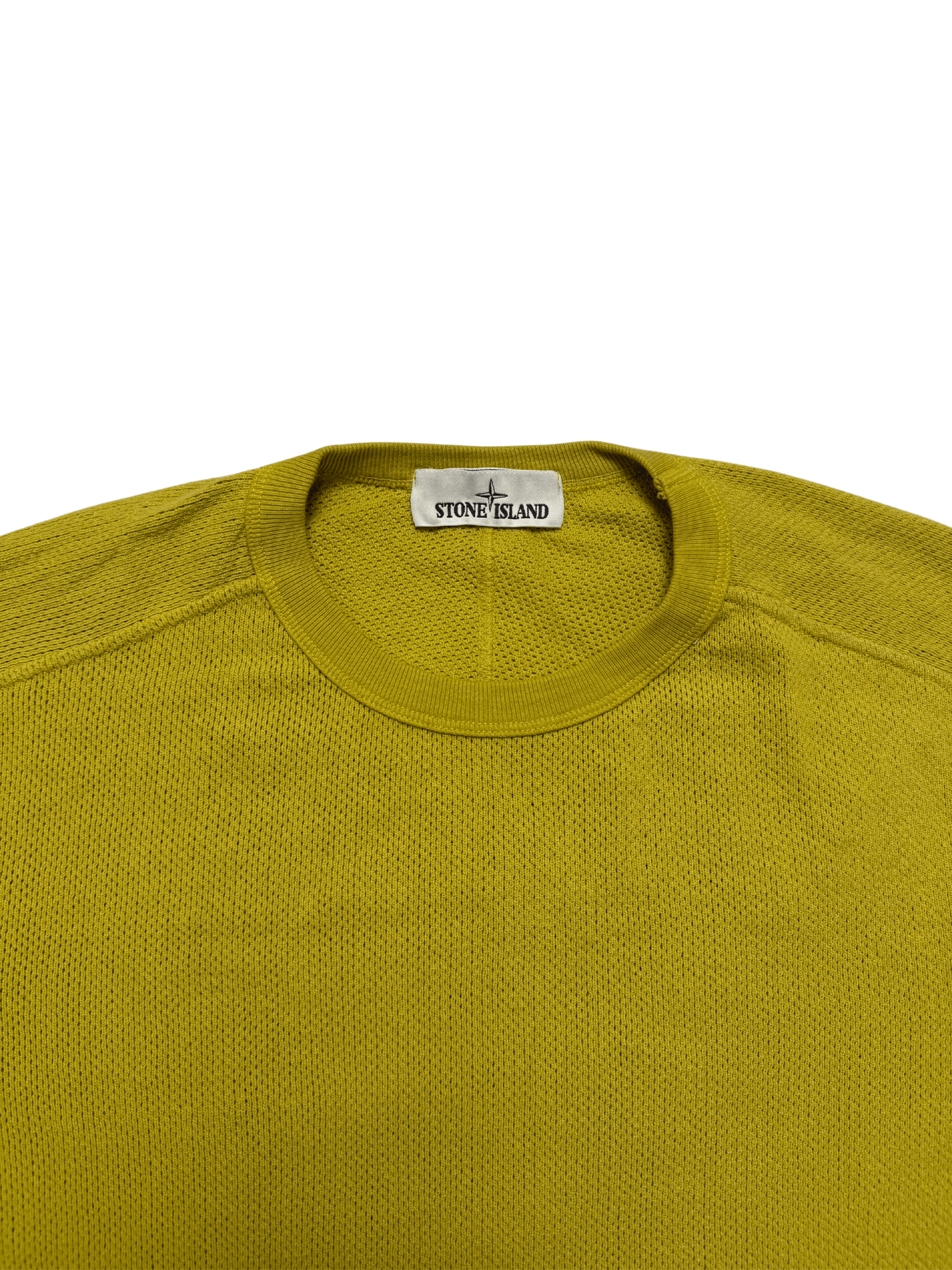 Stone Island Maglioncino leggero giallo girocollo Taglia L