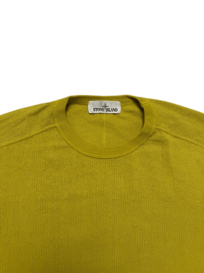 Stone Island Maglioncino leggero giallo girocollo Taglia L