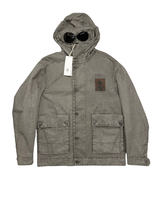 C.P.Company Seed 1 Goggle Jacket Taglia 50 Colore Grigio