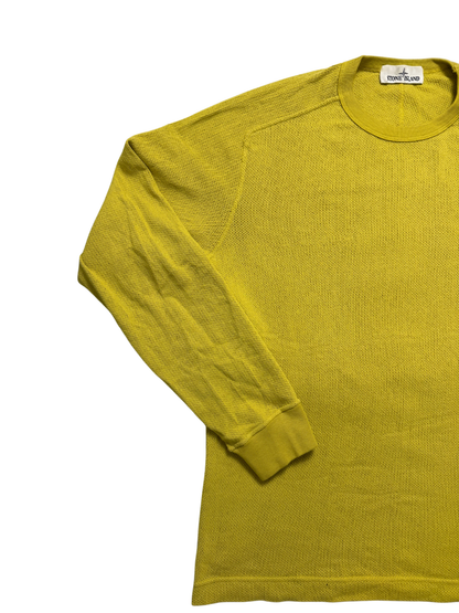 Stone Island Maglioncino leggero giallo girocollo Taglia L