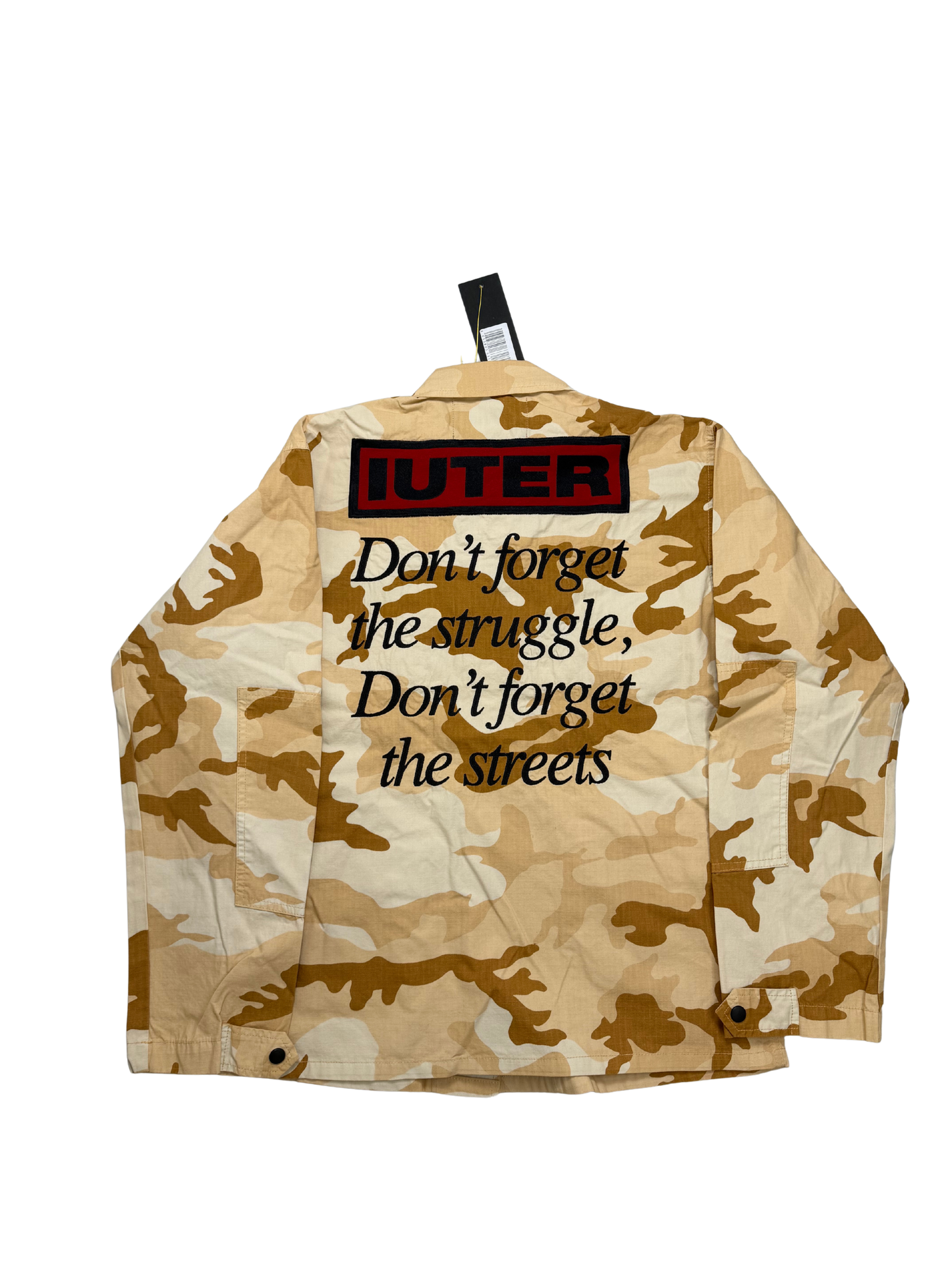 IUTER Giacca Workwear Uomo Struggle Overshirt Beige