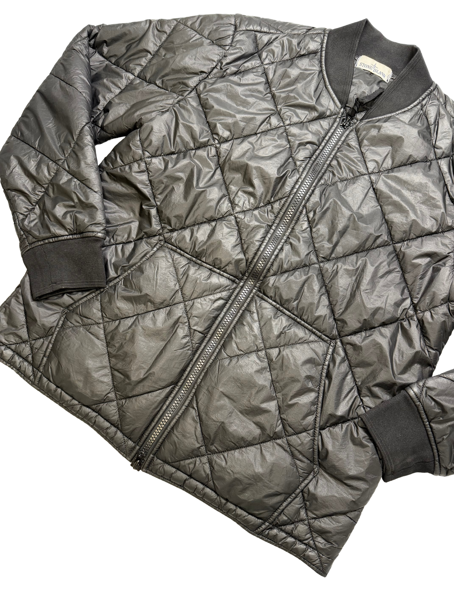 Stone Island Garment Dyed Quilted Micro Yarn Jacket Taglia L