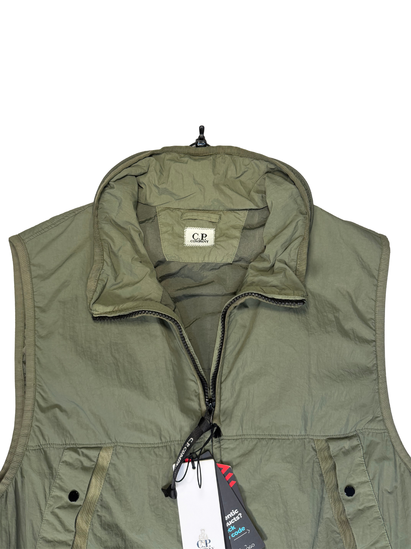 C.P.Company Smanicato GDP Polartec Nylon Taglia 48 Green